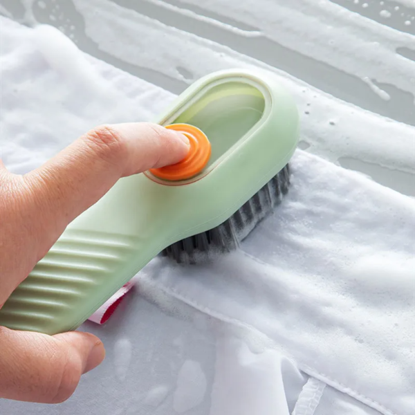 Shoe Brush Automatic Liquid Discharge Deep Cleaning Soft Bristles Household Laundry Cleaning Brush For Daily Use - Image 3